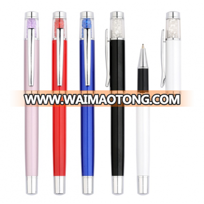 promotional crystal metal stylus pen