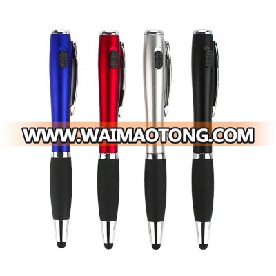 3 in 1 promotional led stylus pen