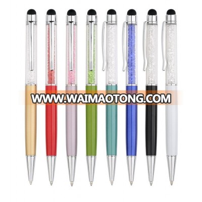 promotional metal stylus crystal pen