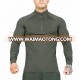 polyester elastane 1/4 Zip running training shirt for men